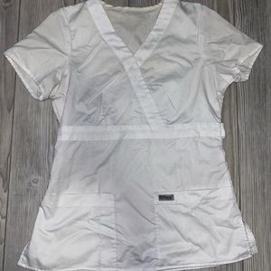 Greys anatomy by barco XS white scrub top